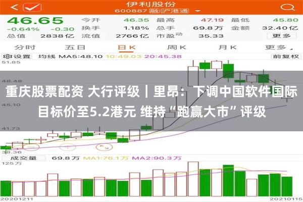 重庆股票配资 大行评级｜里昂：下调中国软件国际目标价至5.2港元 维持“跑赢大市”评级