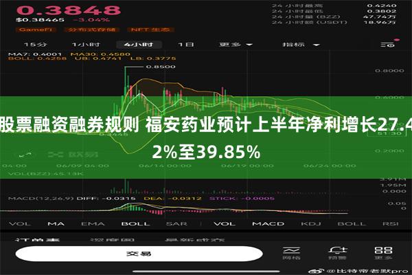 股票融资融券规则 福安药业预计上半年净利增长27.42%至39.85%