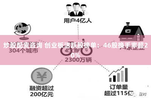 炒股配资咨询 创业板活跃股榜单：46股换手率超20%